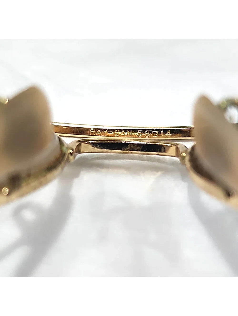 Ray Ban RB3025 001/76 Gold Metal Aviator Sunglasses Frame 58-14